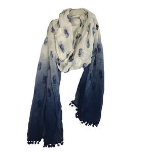 FOREVER 21 Scarf Pineapple Tropical Pom Pom Fashion Accessory Preppy y2k Chic